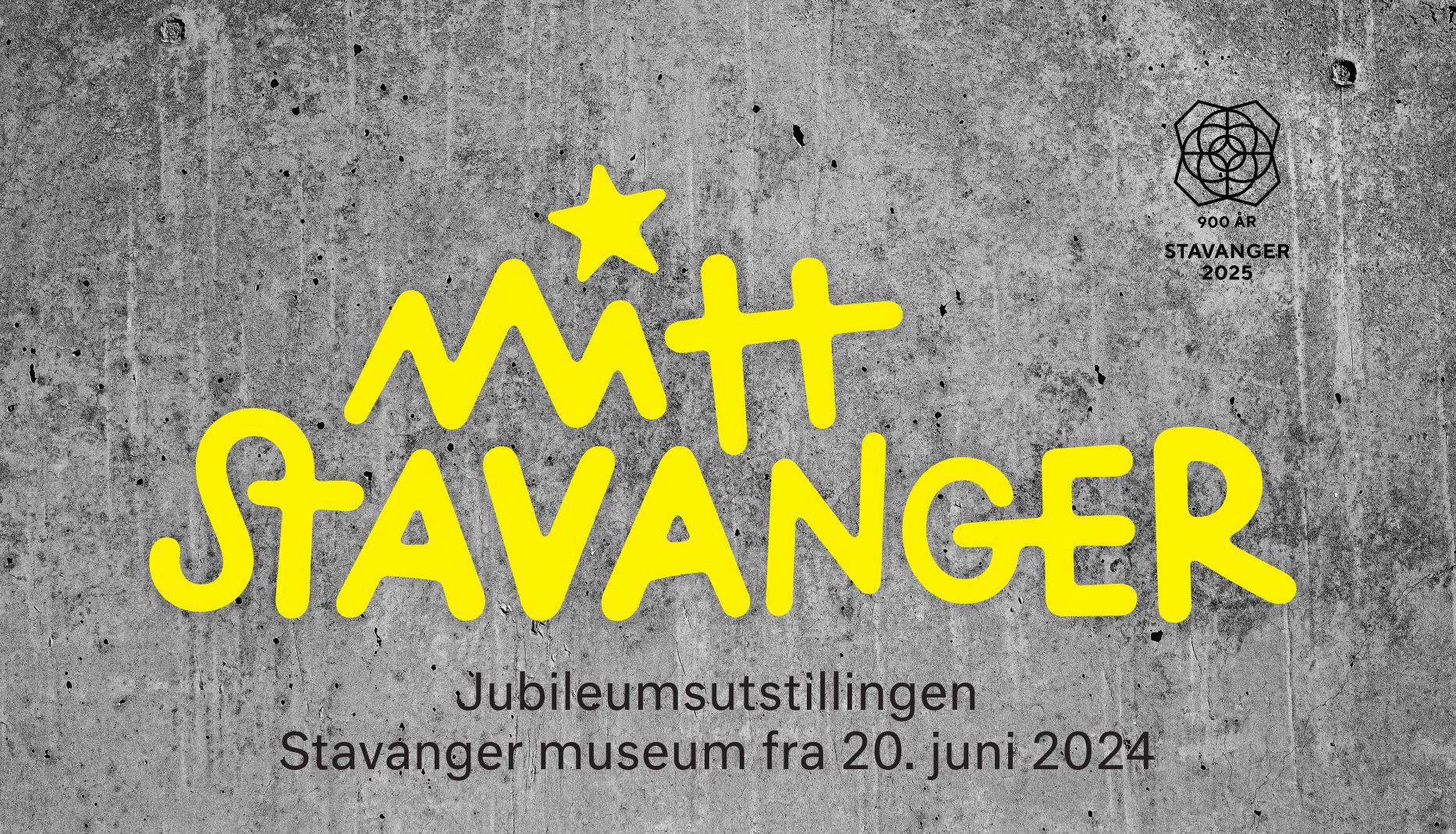 Plakat til Utstillingen Mitt Stavanger på Stavanger museum